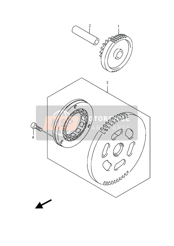 1260003870, Clutch Set,Starter, Suzuki, 0